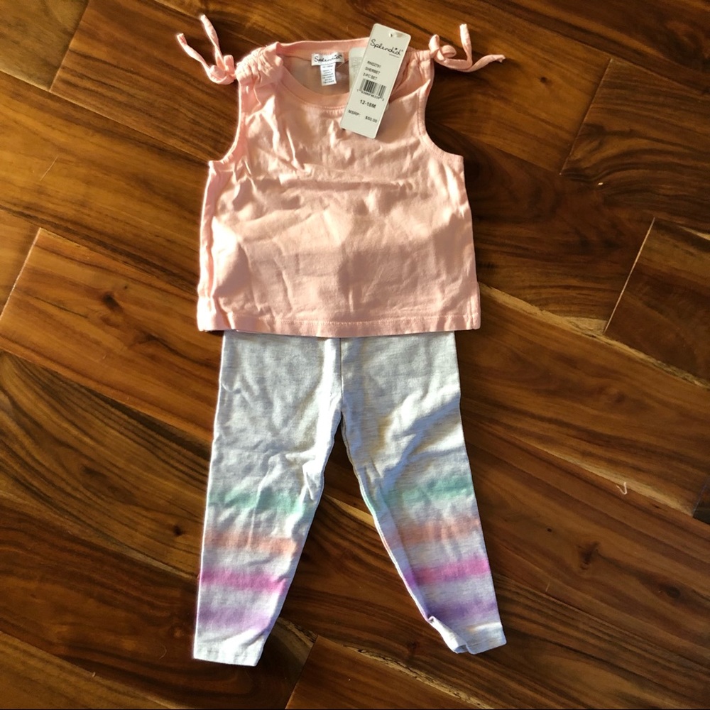 ☀️NWT 2 piece Sherbet Tie-dye Set, 12-18 or 18-24 months